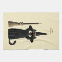Gekke Zwarte Kat Gelukkig Halloween