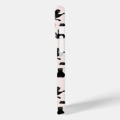 Gekke zwarte katten Case-Mate iPhone case (Achterkant / Links)