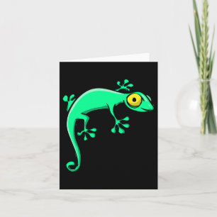 Gekko Lizard Halloween Kostuum Grappig Halloween Kaart