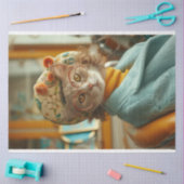  geklede katachtige ontkoppeling tissuepapier (Craft)