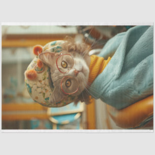  geklede katachtige ontkoppeling tissuepapier