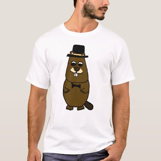Gekleed Groundhog T-shirt (Voorkant)