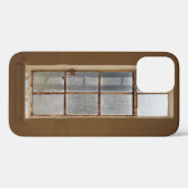GEKLEURD 8-PANELVENSTER GLAS Case-Mate iPhone CASE (Achterkant (horizontaal))