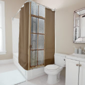 GEKLEURD 8-PANELVENSTER GLAS DOUCHEGORDIJN (In situ)