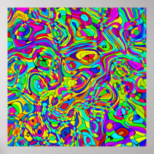 gekleurd glas 2010 poster