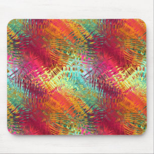 gekleurd glas ziet er uit mousepad muismat