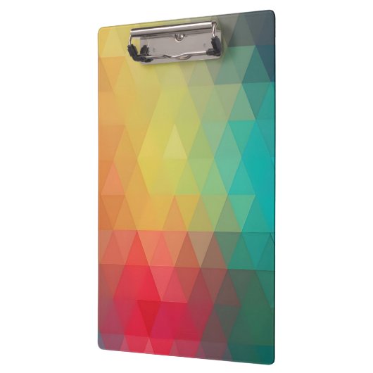 Gekleurd neonglas patroon klembord (Links)