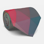 Gekleurd neonglas patroon stropdas (Opgerold)