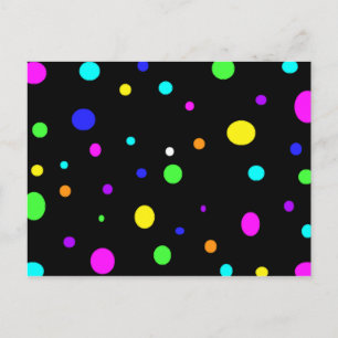 gekleurd Orbs-briefkaart Briefkaart