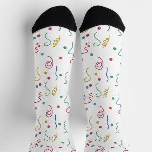 Gekleurd Party Confetti Pattern Sokken