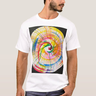 GEKLEURD PINWIEL T-SHIRT