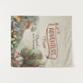 Gekleurd potlood Laat het avontuur beginnen Achter Wandkleed (Voorkant (horizontaal))