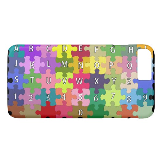 Gekleurd raadsel Case-Mate iPhone case (Achterkant (Horizontaal))