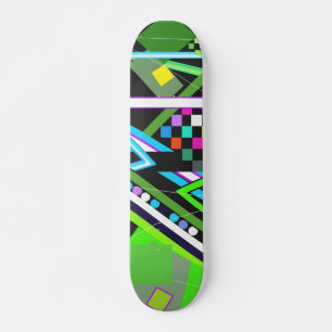 gekleurd skateboard