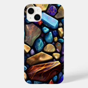 Gekleurd stenen mozaïekpatroon Case-Mate iPhone 14 plus hoesje