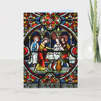 gekleurd wenskaart van de holle unie van glas kaart