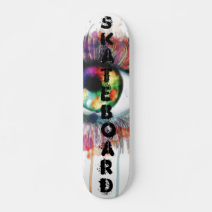 gekleurd zicht skateboard