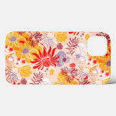 gekleurde abstract bloemen Case-Mate iPhone case (Achterkant (horizontaal))