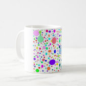 Gekleurde bellen Mok (Voorkant links)