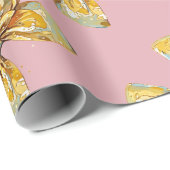 Gekleurde boog inpakpapier Flat Sheet Set van 3 (Rol Hoek)