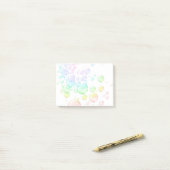 gekleurde bubbels post-it® notes (Op bureau)