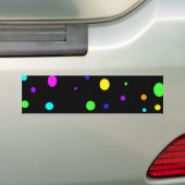 gekleurde bumpersticker (Op auto)
