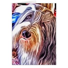 Gekleurde Collie Paincard