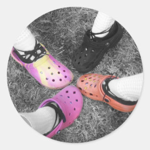 Gekleurde Crocs & Soft Shoes Sticker