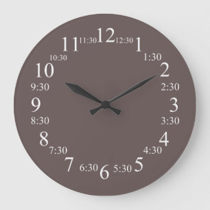 Gekleurde de Bovenkant van Wenge Grote Klok