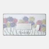  gekleurde deegbloemen bureaumat (Keyboard & Muis)