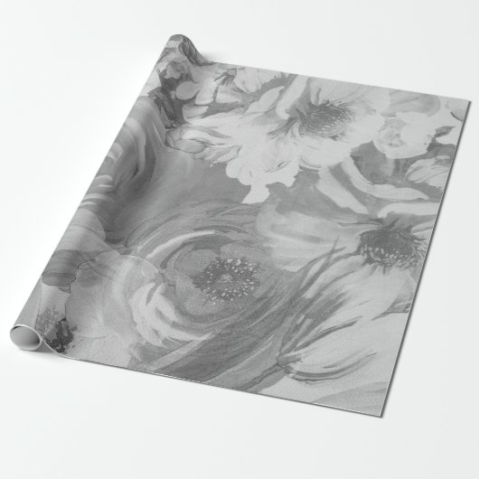 gekleurde Floral Cadeaupapier (Uitgerold)