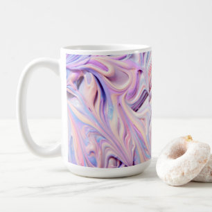 gekleurde glazuur koffiemok