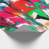 gekleurde harten cadeaupapier (Hoek)