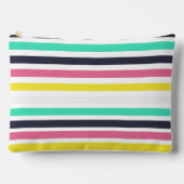 Gekleurde horizontale strepen / Naai grote accesso Etui (Voorkant)