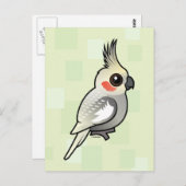 Gekleurde katiel briefkaart (Voorkant / Achterkant)