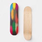 Gekleurde katoenbakken skateboard (Voorkant)