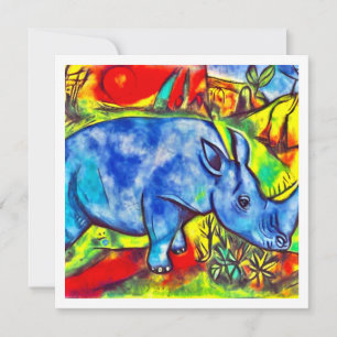 Gekleurde neushoorn 