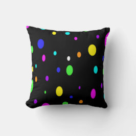 gekleurde orb's kussen