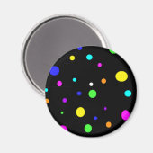 gekleurde orbs-magneet magneet (Voorkant / Achterkant)