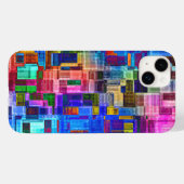 Gekleurde Patch werk iPhone / iPad case (Achterkant (horizontaal))