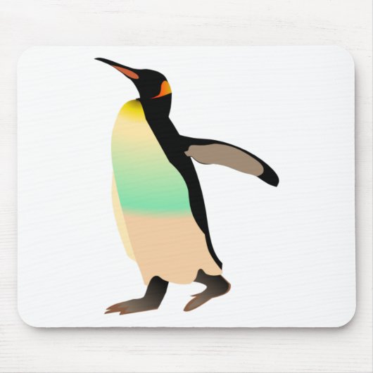 gekleurde peguin muismat (Voorkant)