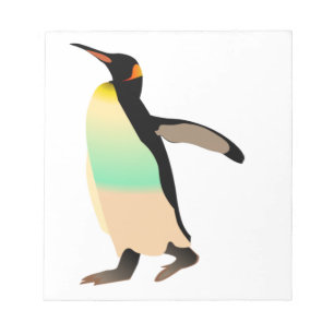 gekleurde peguin notitieblok