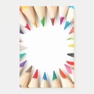 gekleurde pennen post-it® notes