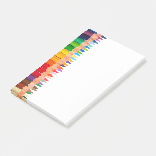 gekleurde pennen post-it® notes (Schuin)
