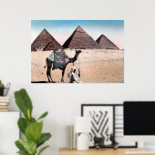 gekleurde piramideversterker poster (Thuiskantoor)