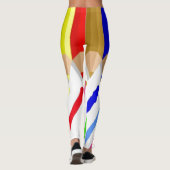 Gekleurde Potloden Leggings (Achterkant)