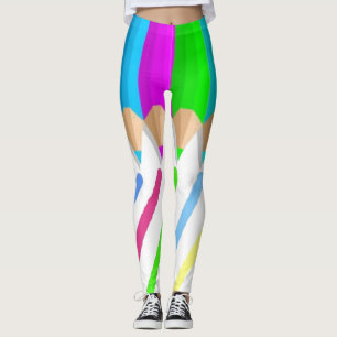 Gekleurde Potloden Leggings