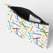 Gekleurde potloden Patroon Kinderen Etui (Open)