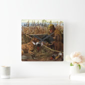  gekleurde rugleuning vierkante klok (Huis)