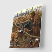  gekleurde rugleuning vierkante klok (Hoek)